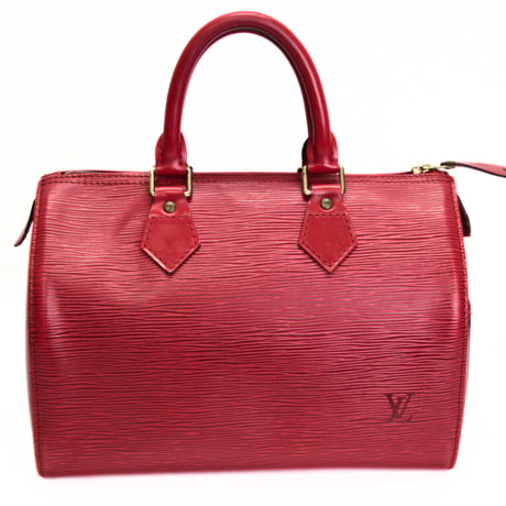 Louis Vuitton Speedy 25 Handbag Epi Leather Red M43017 #74134