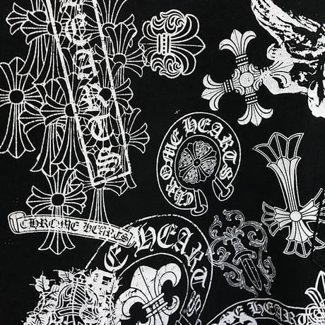 Chrome Hearts Multi Print T-Shirt Black ＃102881