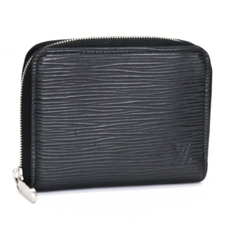 Louis Vuitton Zippy Coin Purse Epi Leather Black M60152 #75253