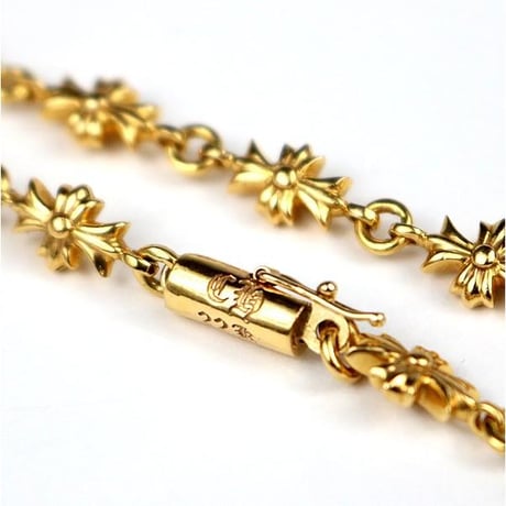 【￥2,199,900】CHROME HEARTS 22K Tiny E CH Plus Bracelet 13 Links #31354