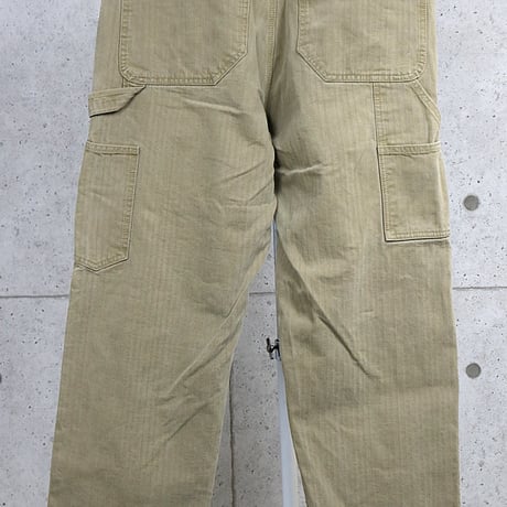 Chrome Hearts Herringbone Carpenter Pants Beige #31167