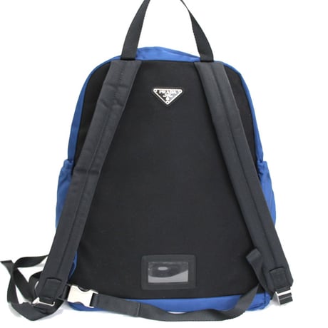 PRADA Backpack Nylon Blue #72196