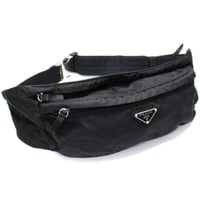 PRADA Waist bag Nylon Black #74579