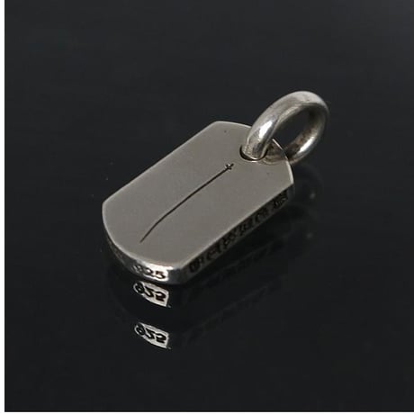 Chrome Hearts Tiny RS Cross Dog Tag Pendant #102291
