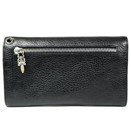 Chrome Hearts Brand-New Cross Button Wave Wallet #31238