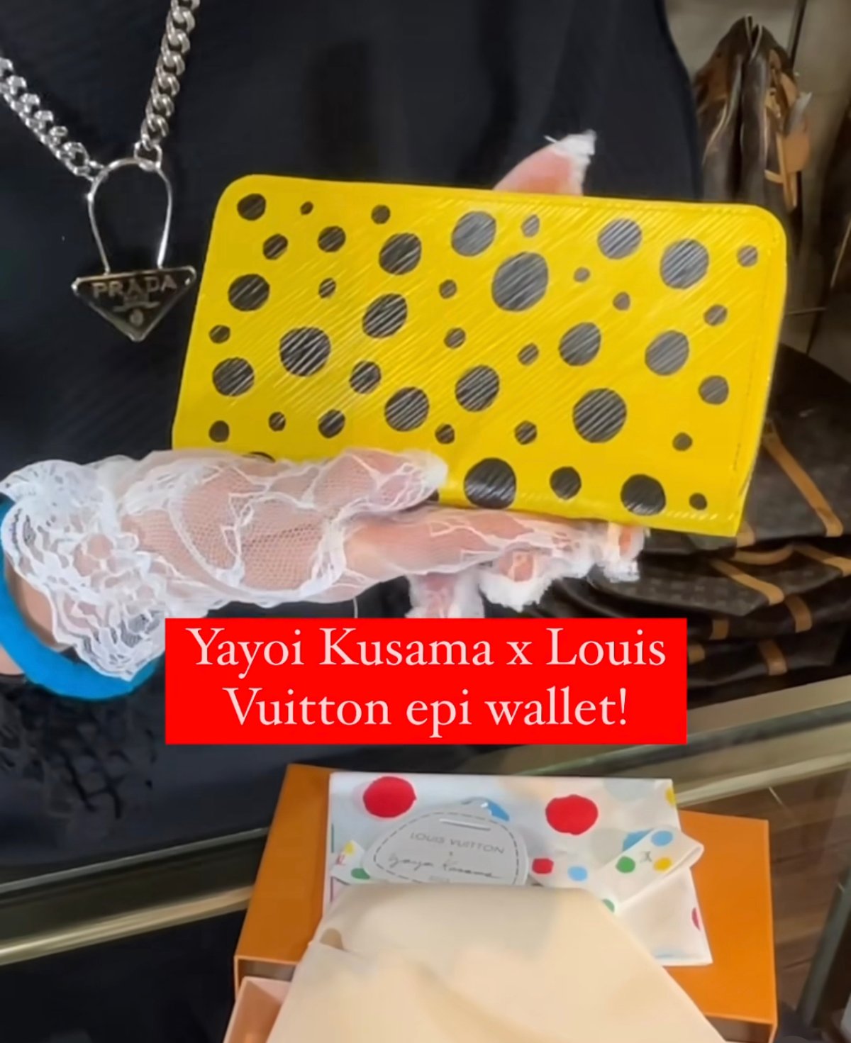 Louis Vuitton Monogram Yayoi Kusama Pumpkin Dots Yellow Zippy Wallet