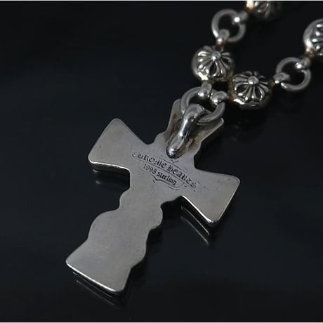 Chrome Hearts Celtic Cross With Crossball Necklace 20in  #30744