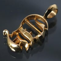 Chrome Hearts 22K CH VRTCL CH Logo Pendant #101150