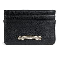 Chrome Hearts Brand-New Double-Sided Scroll Label Card Case #31279