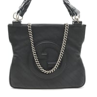 GUCCI Small Blondie Tote Bag Leather Black #75110