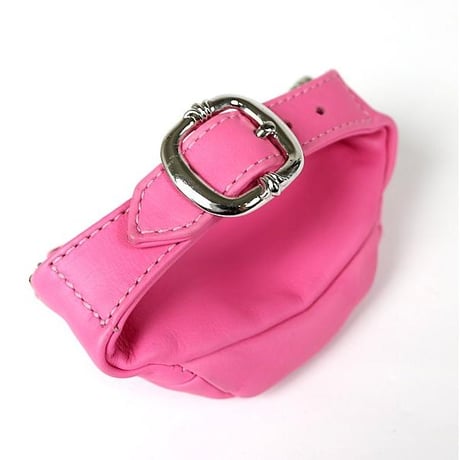Chrome Hearts WRISTHER BACK PACK Leather Pouch Pink  #99957