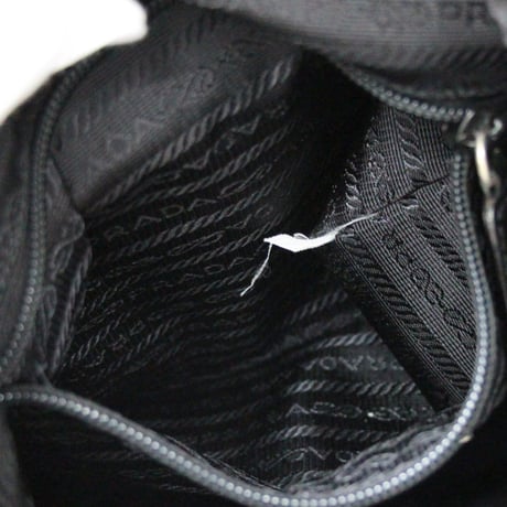 PRADA Backpack Nylon Black #74233