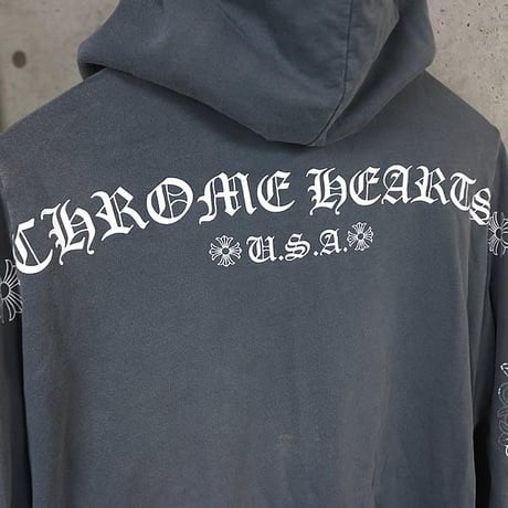 Chrome Hearts Vintage Horseshoe Dagger Zip-Up Hoodie #31311