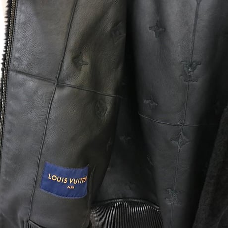 Louis Vuitton Monogram Embellished Shearling Hoodie #31215