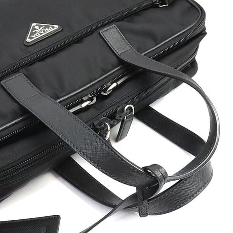 PRADA Briefcase Nylon Black ＃19525