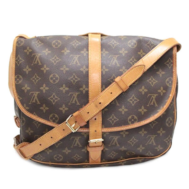 Louis Vuitton Saumur 35 Monogram Canvas Shoulde