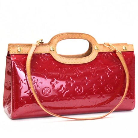 Louis Vuitton Roxbury Drive Shoulder Bag Monogram Vernis Pomme D'amour M91987 #75164