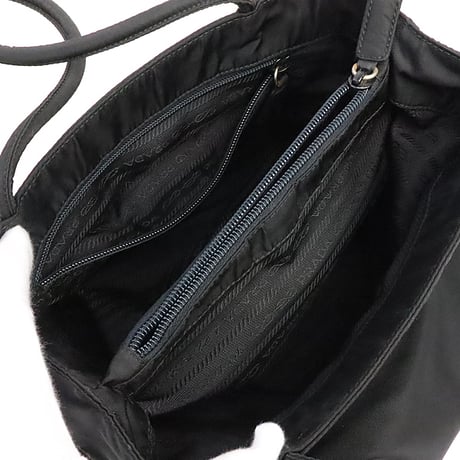 PRADA Handbag Nylon Black #19378