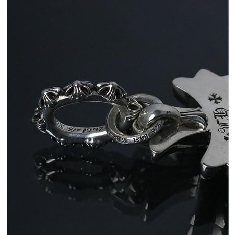 Chrome Hearts Large 3CH Cross Triple Cross Pendant #103136