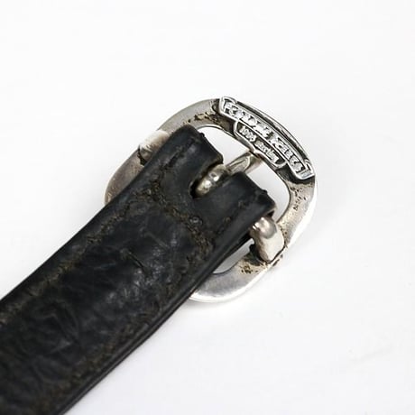 Chrome Hearts Dog Tag Gunslinger Leather Bracelet #102633