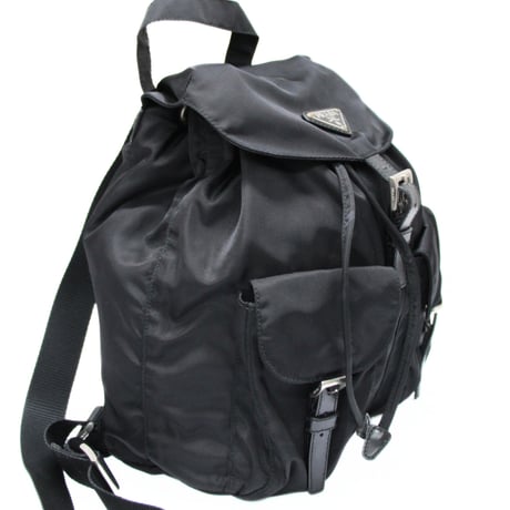 PRADA Backpack Nylon Black #74233