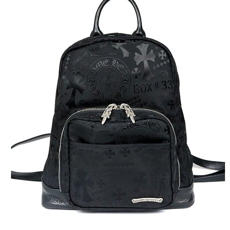 Chrome Hearts 7TH GRADE MINI CH Plus Print Down Nylon Backpack #102474