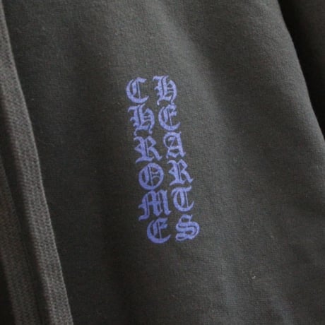 Chrome Hearts Old English logo Pullover Hoodie Blue ＃30354
