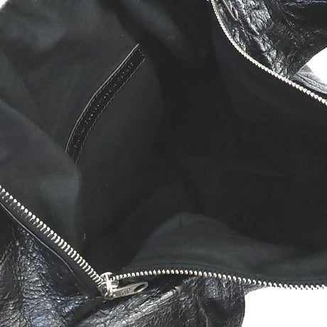 BALENCIAGA Large Superbusy Sling Bag Leather Black #19129