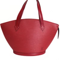 Louis Vuitton Saint Jacques Shopping Tote Bag Epi Leather Castilian Red M52277 #73738
