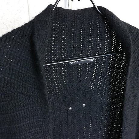 Chrome Hearts CH Plus Patch Leather-Accent Cashmere Knit #103268