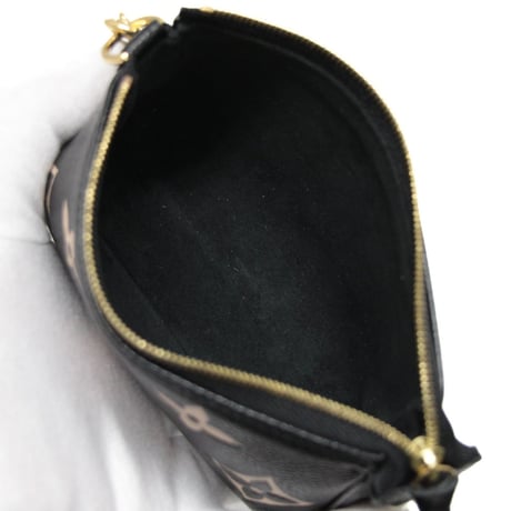 Louis Vuitton Mini Pochette Accessory Pouch Handbag Monogram Empreinte M80732 #74475