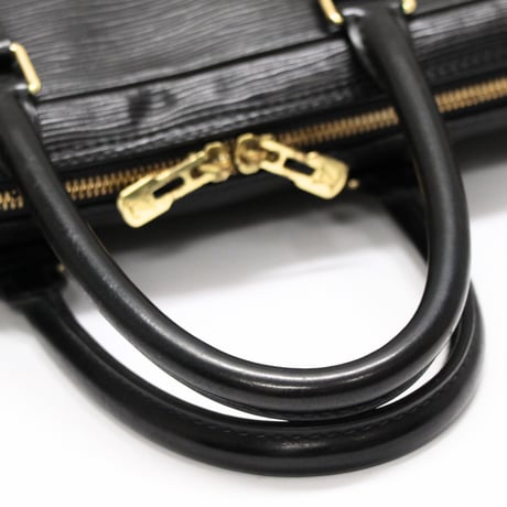 Louis Vuitton Porte Documents Voyage Briefcase Epi Leather Black M59162 #73378