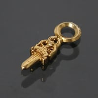 Chrome Hearts 22K Stack Dagger Charm Pendant #103174