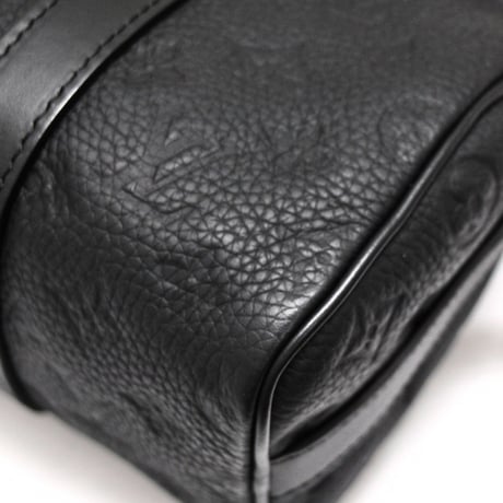 Louis Vuitton Keepall Bandouliere 25 Handbag Monogram Taurillon Leather Black M20900 #74528