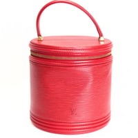 Louis Vuitton Cannes Vanity Bag Epi Leather Red M48037 #75228