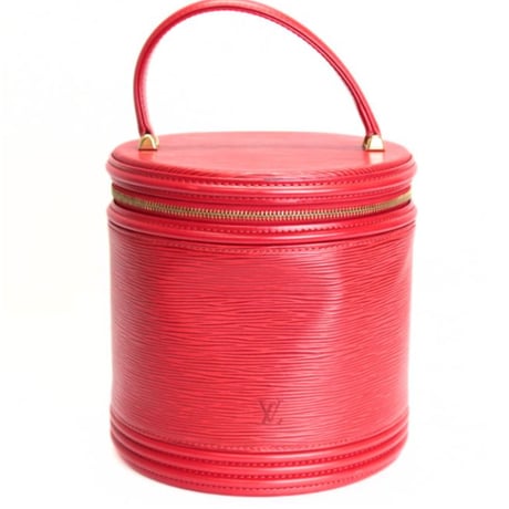 Louis Vuitton Cannes Vanity Bag Epi Leather Red M48037 #75228