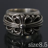 Chrome Hearts Floral Cross Ring #103089