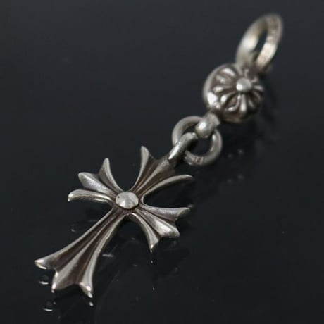 Chrome Hearts 1-Ball Tiny CH Cross Pendant #103129