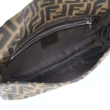 FENDI Mamma Baguette Bag Zucca Canvas ＃74795