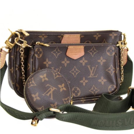 Louis Vuitton Multi Pochette Accessoires Handbag Monogram Canvas Khaki M44813 #74192