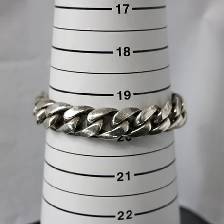 Chrome Hearts Classic Link Floral Heart Short ID Bracelet 13 Links #30963
