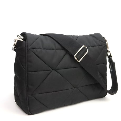 PRADA Re-Nylon Shoulder bag Padded Nylon Black 1BD290 #19162