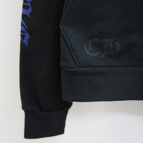 Chrome Hearts Old English logo Pullover Hoodie Blue ＃30354