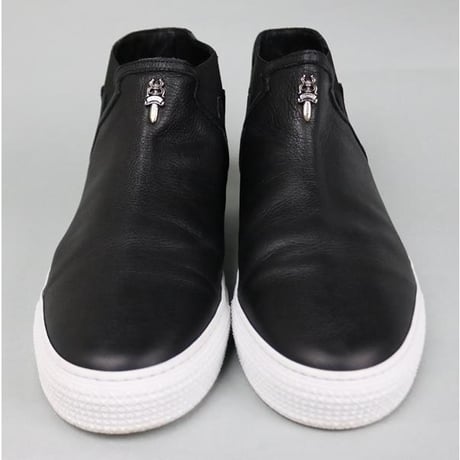 Chrome Hearts Mid-Top Leather Slip-Ons #31338