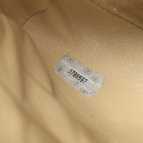 CHANEL Square 23 Flap Bag Quilted Lambskin Beige ＃74709