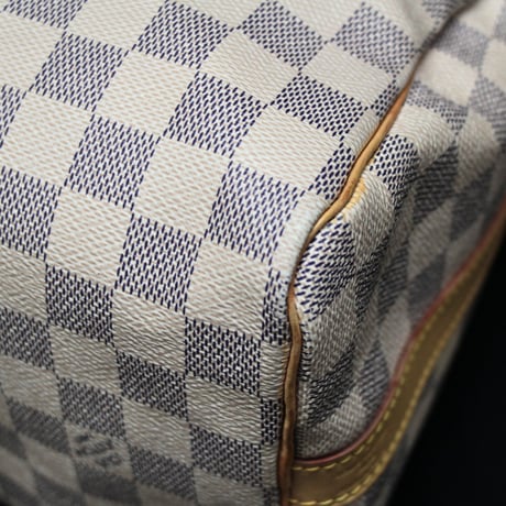 Louis Vuitton Speedy Bandouliere 25 Handbag Damier Azur Canvas N41374 #74254