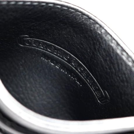 Chrome Hearts Brand-New Double-Sided Scroll Label Card Case #31279