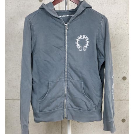 Chrome Hearts Vintage Horseshoe Dagger Zip-Up Hoodie #31311
