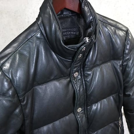 Chrome Hearts STIFF Leather Down Jacket #102045