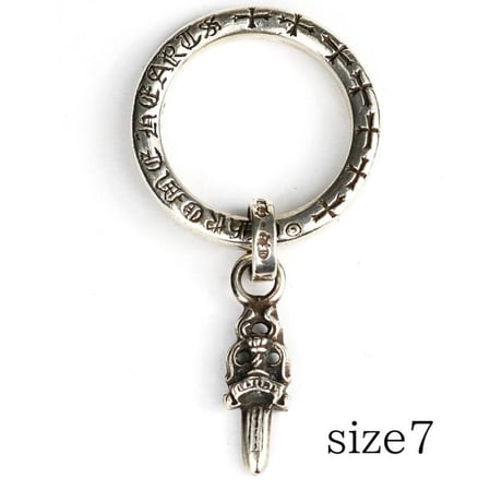 Chrome Hearts Stack Dagger NTFL Ring #31305